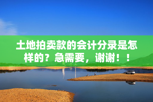 土地拍卖款的会计分录是怎样的？急需要，谢谢！！