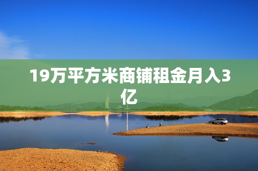 19万平方米商铺租金月入3亿