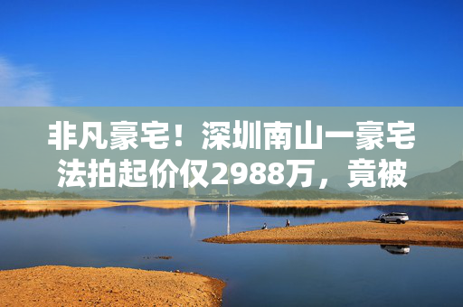 非凡豪宅！深圳南山一豪宅法拍起价仅2988万，竟被拍至6111万！