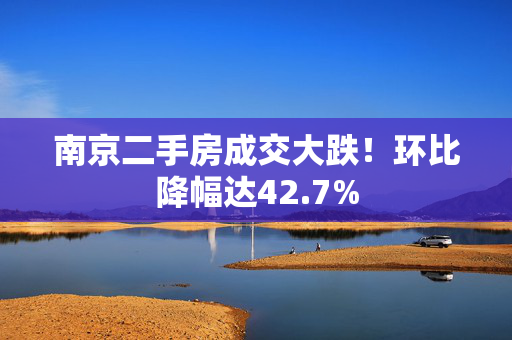 南京二手房成交大跌！环比降幅达42.7%