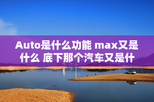 Auto是什么功能 max又是什么 底下那个汽车又是什么功能