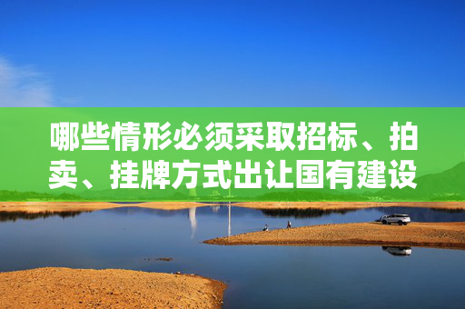 哪些情形必须采取招标、拍卖、挂牌方式出让国有建设用地使用权？