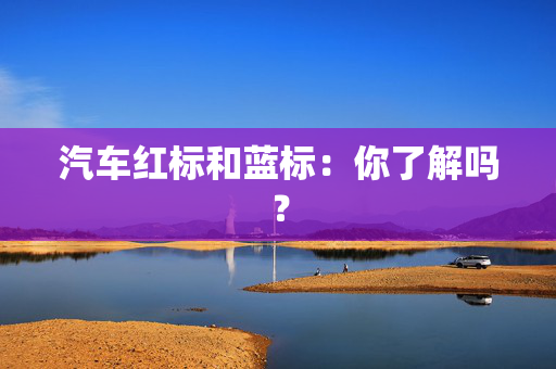 汽车红标和蓝标：你了解吗？