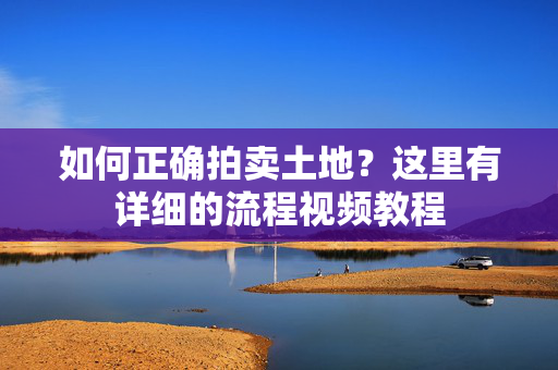 如何正确拍卖土地？这里有详细的流程视频教程