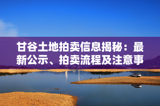 甘谷土地拍卖信息揭秘：最新公示、拍卖流程及注意事项