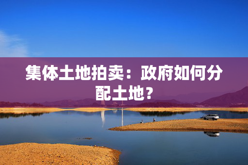 集体土地拍卖：政府如何分配土地？