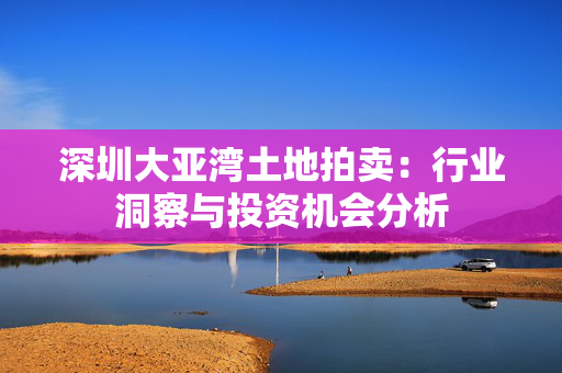 深圳大亚湾土地拍卖：行业洞察与投资机会分析