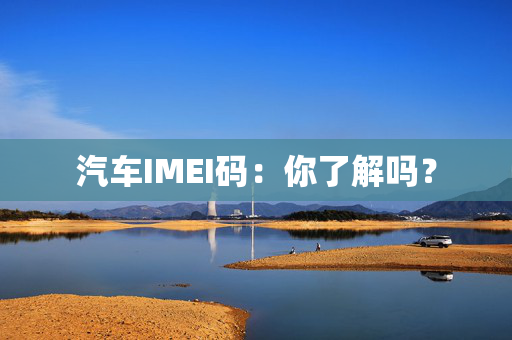 汽车IMEI码：你了解吗？