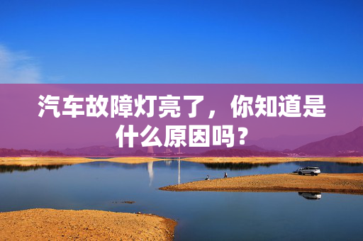 汽车故障灯亮了，你知道是什么原因吗？