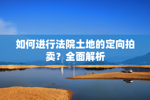 如何进行法院土地的定向拍卖？全面解析