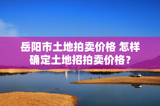 岳阳市土地拍卖价格 怎样确定土地招拍卖价格？