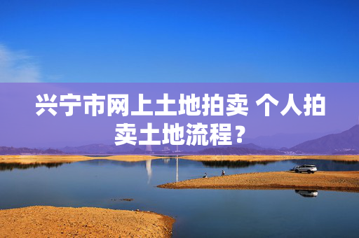 兴宁市网上土地拍卖 个人拍卖土地流程？