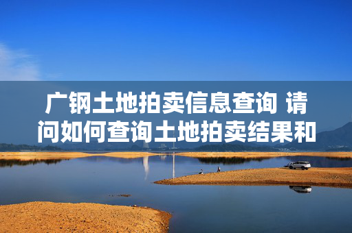 广钢土地拍卖信息查询 请问如何查询土地拍卖结果和招拍挂信息，以及还有多少土地未被拍卖？