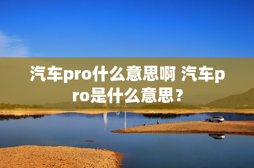 汽车pro什么意思啊 汽车pro是什么意思？