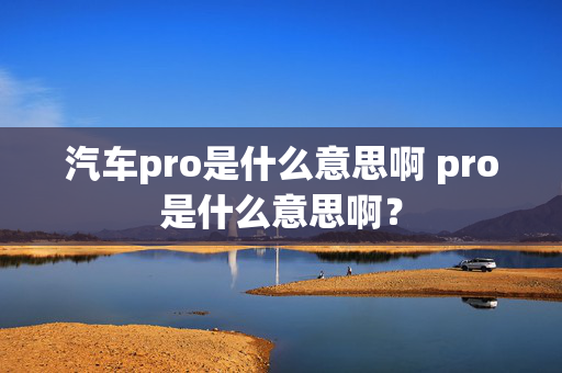 汽车pro是什么意思啊 pro是什么意思啊？