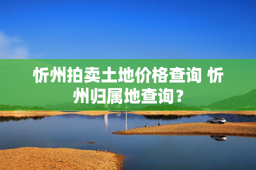 忻州拍卖土地价格查询 忻州归属地查询？