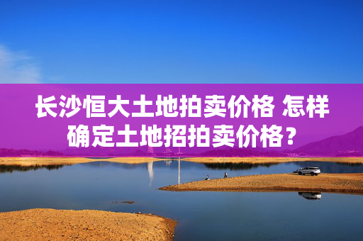 长沙恒大土地拍卖价格 怎样确定土地招拍卖价格？