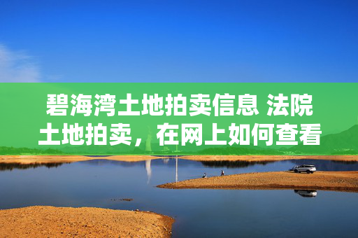 碧海湾土地拍卖信息 法院土地拍卖，在网上如何查看相关信息？