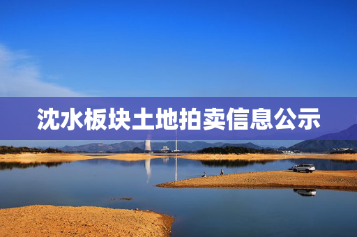 沈水板块土地拍卖信息公示