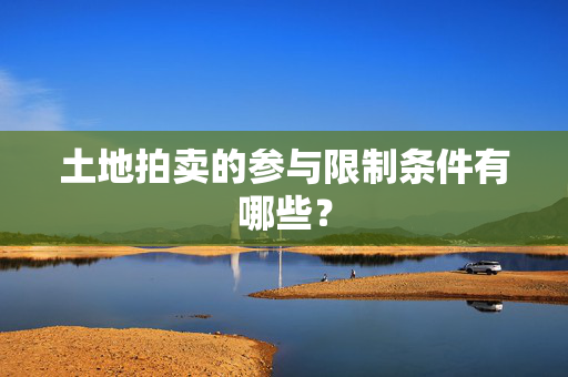 土地拍卖的参与限制条件有哪些？