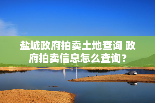 盐城政府拍卖土地查询 政府拍卖信息怎么查询？