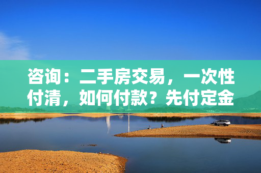 咨询：二手房交易，一次性付清，如何付款？先付定金签合同，然后是先付款再过户，还是过户后再付款，还是