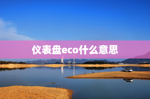 仪表盘eco什么意思