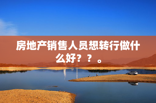 房地产销售人员想转行做什么好？？。