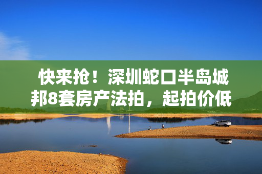  快来抢！深圳蛇口半岛城邦8套房产法拍，起拍价低至965万！