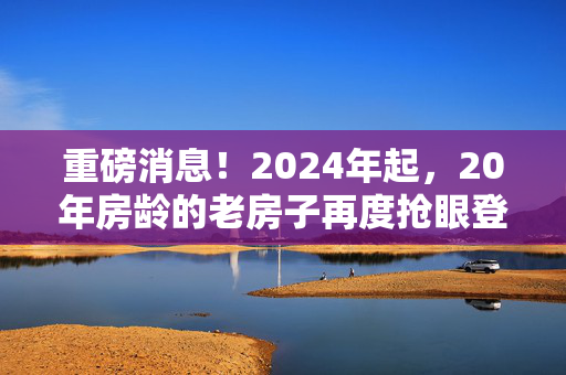 重磅消息！2024年起，20年房龄的老房子再度抢眼登场