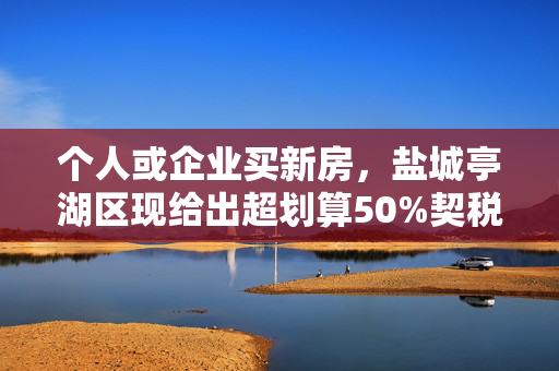 个人或企业买新房，盐城亭湖区现给出超划算50%契税补贴！